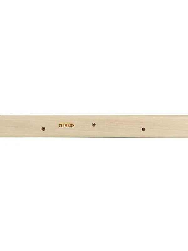 Set of three solid wooden fingerboards for grip strength training, shown in different lengths
