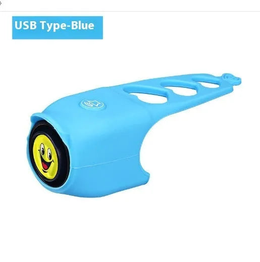 Bicycle electronic horn plastic fixture black colour 12.5 x 5.5 x 4.3 cm handlebar mount