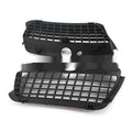 Black ABS plastic Volkswagen Golf 3 front bumper fog light cover pair for lower grille.