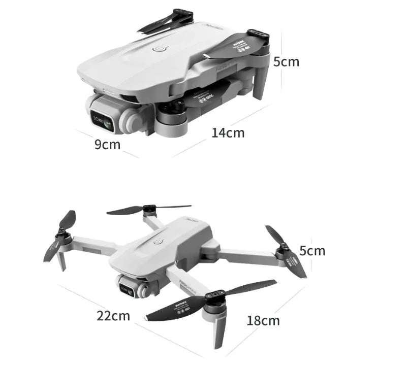 8K dual camera GPS remote control plane with brushless motor in flight