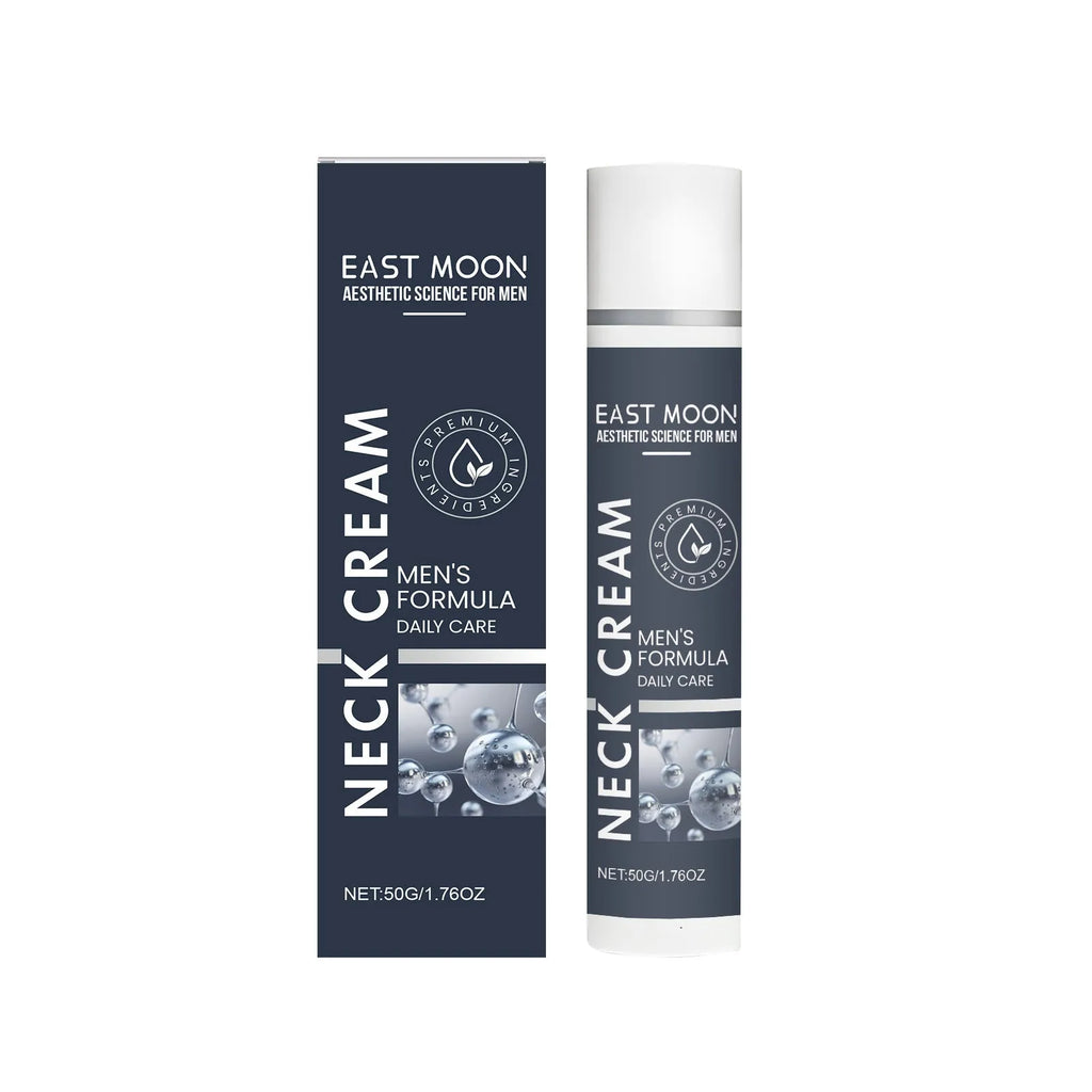Men's neck stretch cream 50g jar with collagen and retinol ingredients
