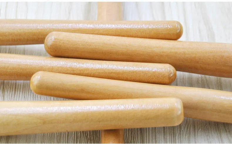 Palette 24-piece makeup brush set in PU leather bag with wooden handles and artificial fibre bristles