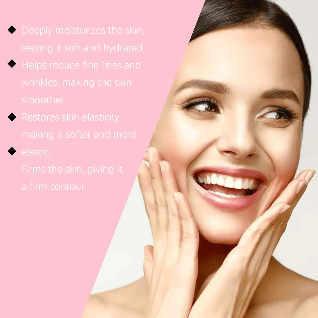 Glowing Skin Rejuvenation Mask 75g with brush for collagen and rice extract facial treatment