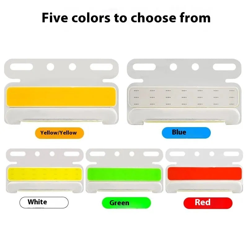 Waterproof aluminium alloy LED truck side light in multiple colours for 12V and 24V vehicles.