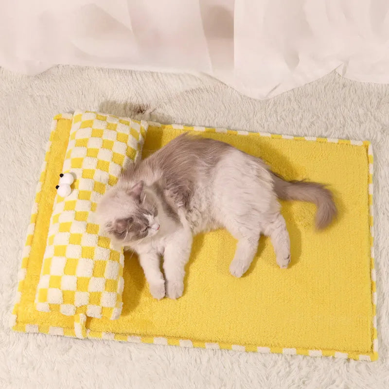 Cat's Nest For All Four Seasons Universal Kennel Large Dog Cushion in grey, available in sizes S to XL
