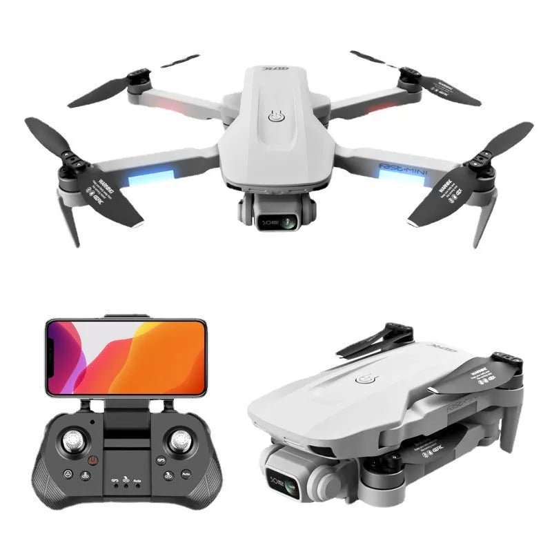 8K dual camera GPS remote control plane with brushless motor in flight
