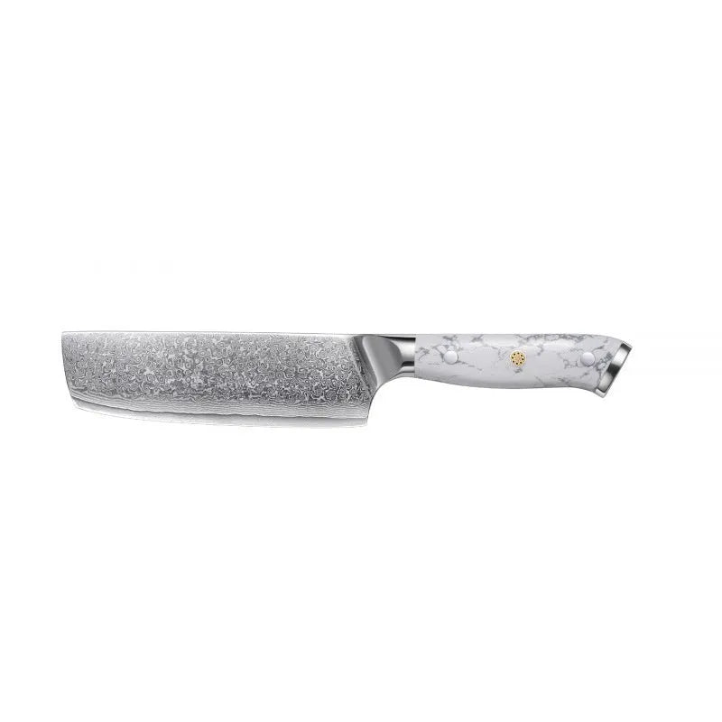 Damascus pattern VG10 stainless steel chef knife with 21cm blade for kitchen use