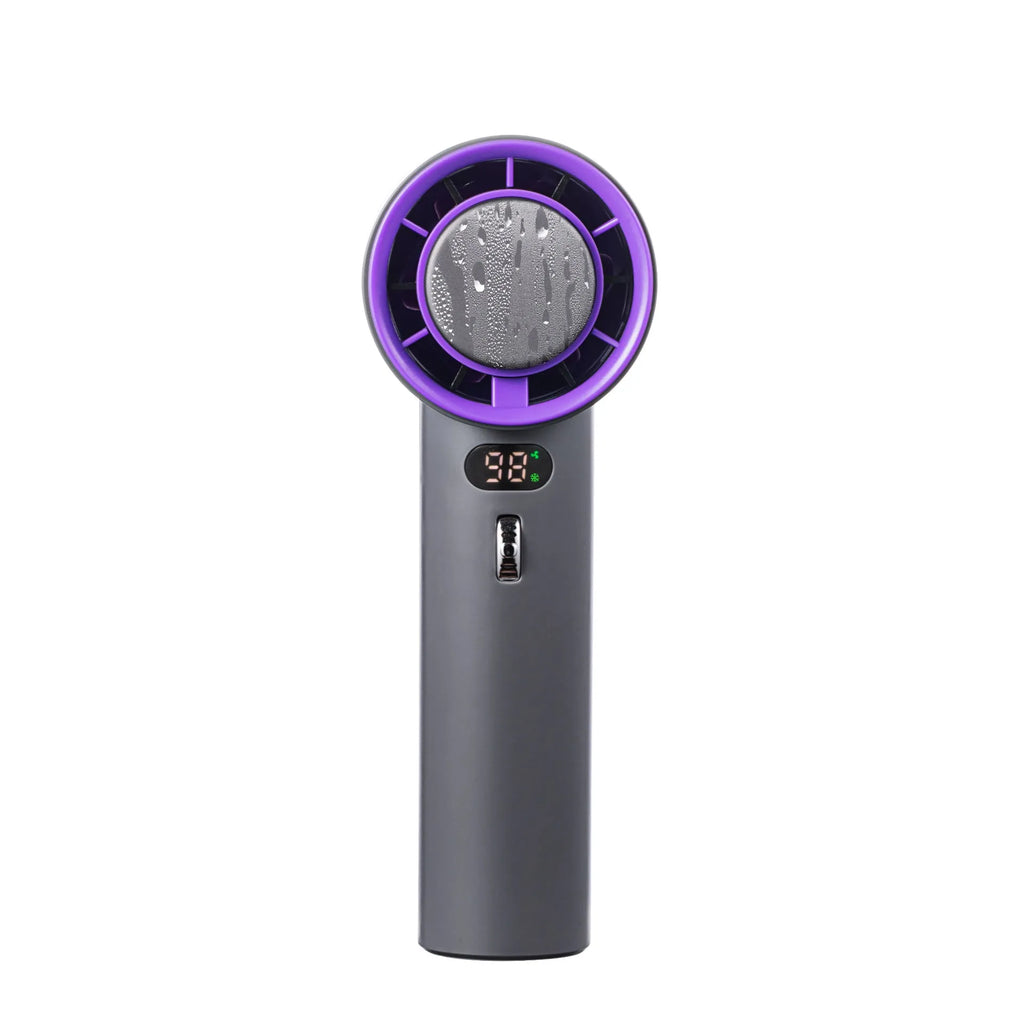 Portable handheld turbo fan with semiconductor refrigeration 3000mAh battery adjustable speed mini personal fan