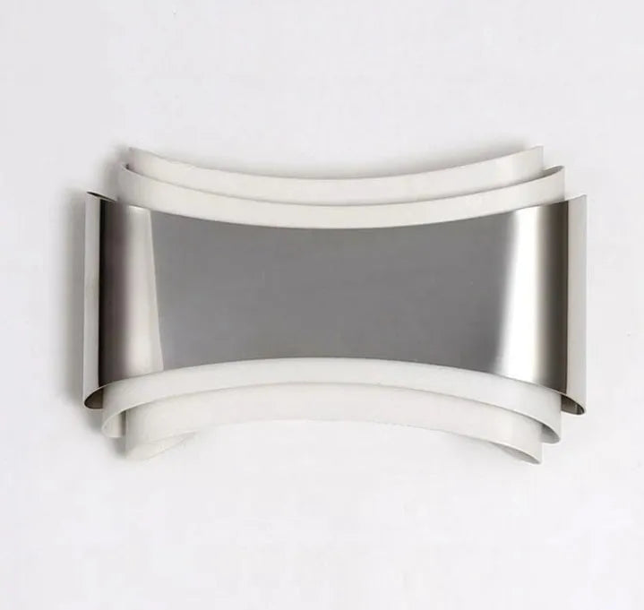 Simple modern LED wall lamp with warm light, 23x13x6cm, ABS hardware chassis, PMMA lampshade, for bedroom background decoration