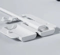 White thickened anti-electric shock protective sleeve for children's data cable safety