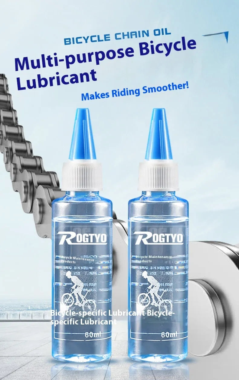 60ml bottle of bicycle chain oil for lubrication and rust prevention