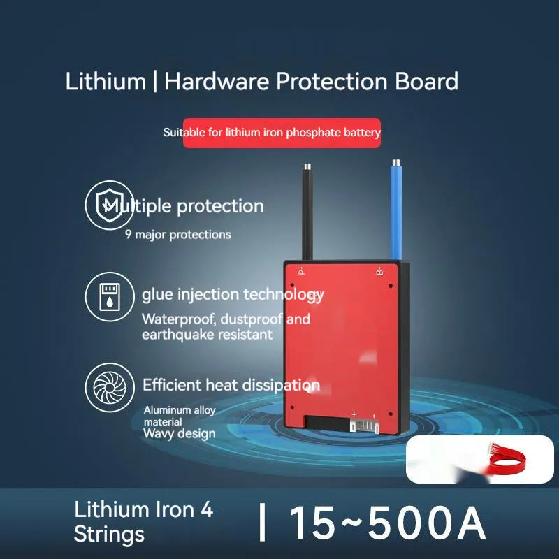 Dali lithium iron phosphate battery protection board for 4-cell 12V packs with balancing circuitry