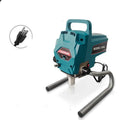 110V electric latex paint spraying machine with spray gun, 10m hose, and 517 nozzle on a work surface
