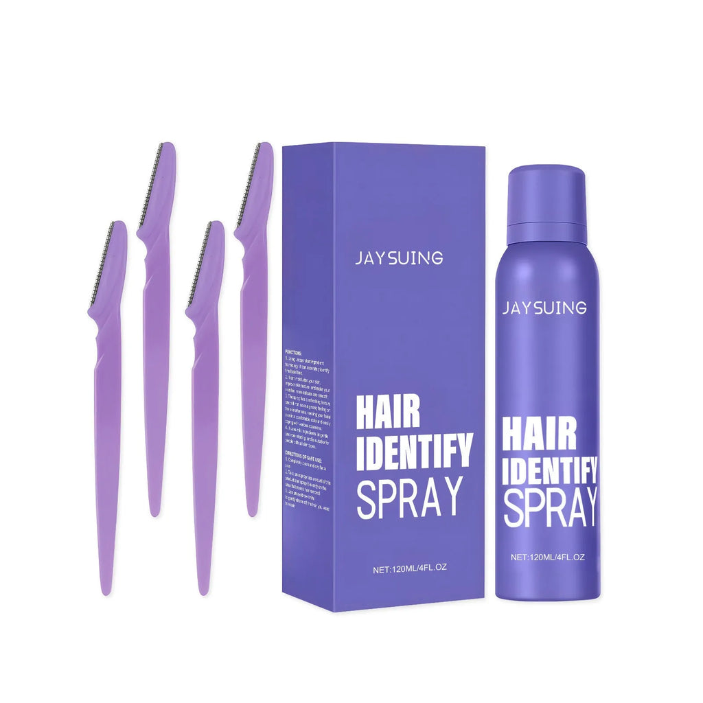 Portable home non irritating hair removal spray set 120ml with plant extracts
