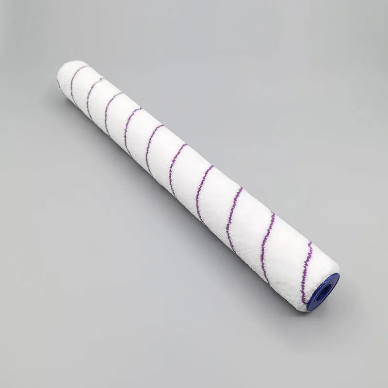 18-inch paint roller set with long, medium, and short hair brush heads and engineering plastics barrel