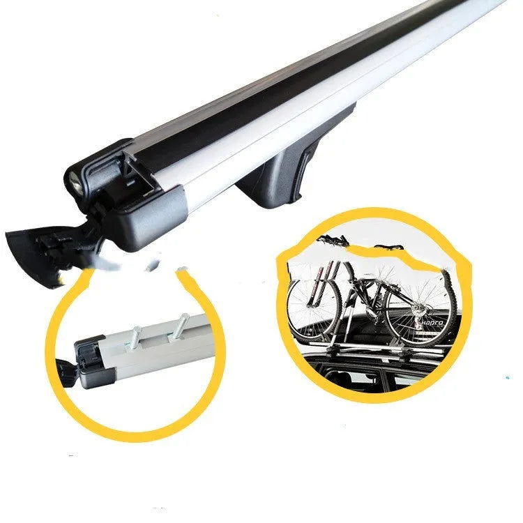 Alloy roof rack crossbars for General Motors SUV with adjustable 120-135cm length