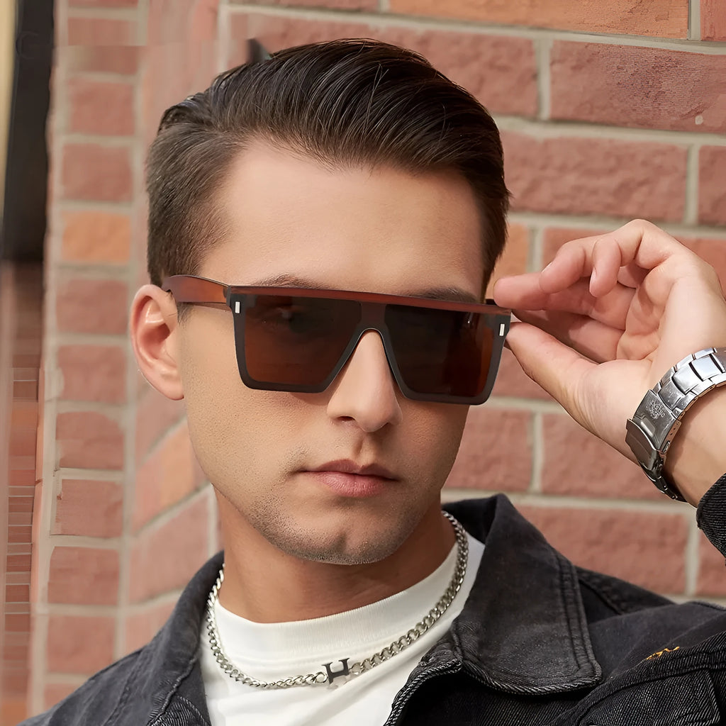 Polarized sunglasses C2 sand black frame gray piece for driving and fishing