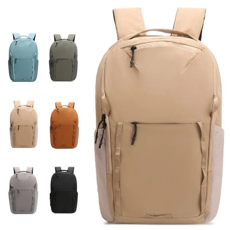 Waterproof Taslan composite cloth backpack with curved shoulder strap, under 20L capacity, available in multiple colours.