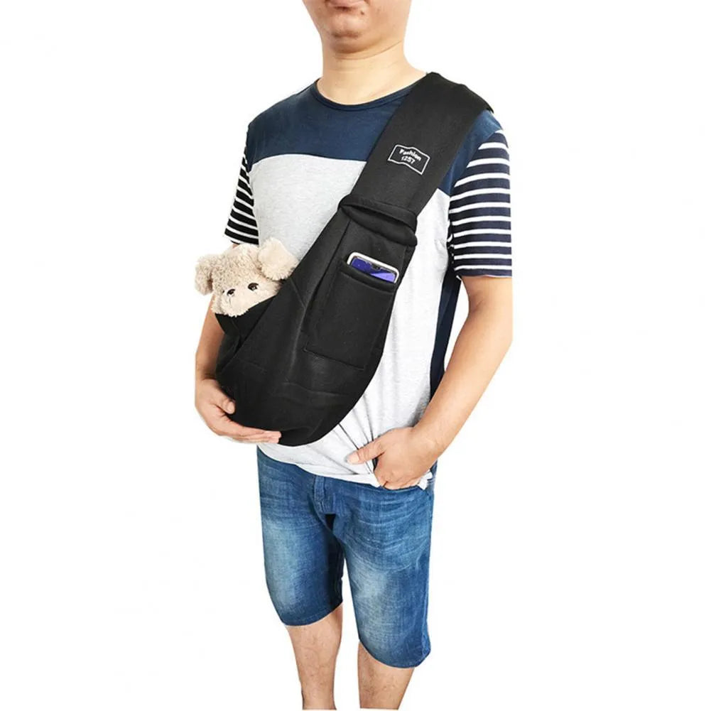 Breathable mesh cat messenger bag in various colours including black blue and pink with folding portable design