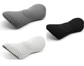 Ergonomic memory foam lumbar support cushion 46x23x11cm with breathable mesh cover for office chair and car seat