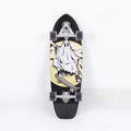 White 31-inch maple wooden street scooter on pavement