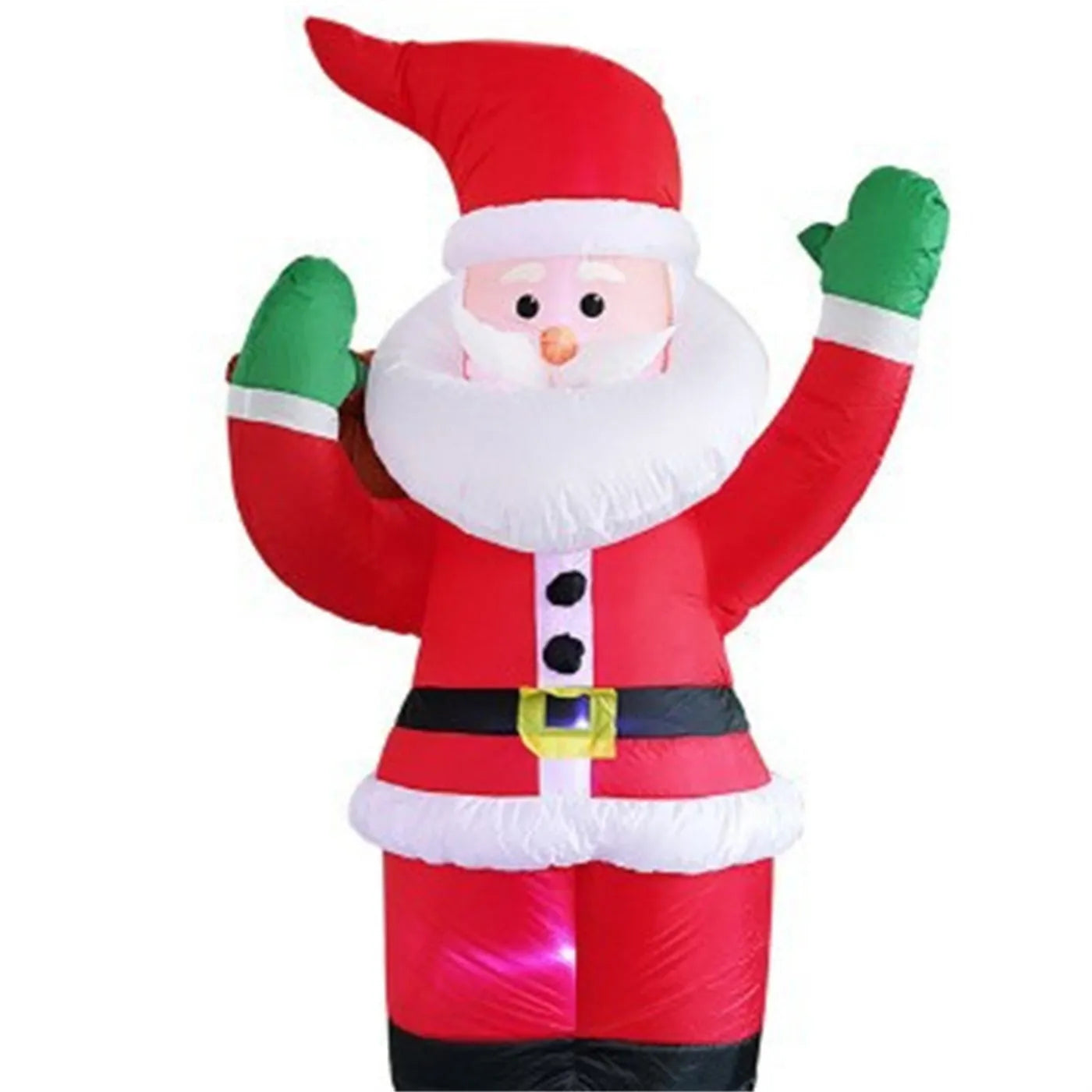 Inflatable Santa Claus courtyard ornament decoration prop with multiple style options and universal power supply