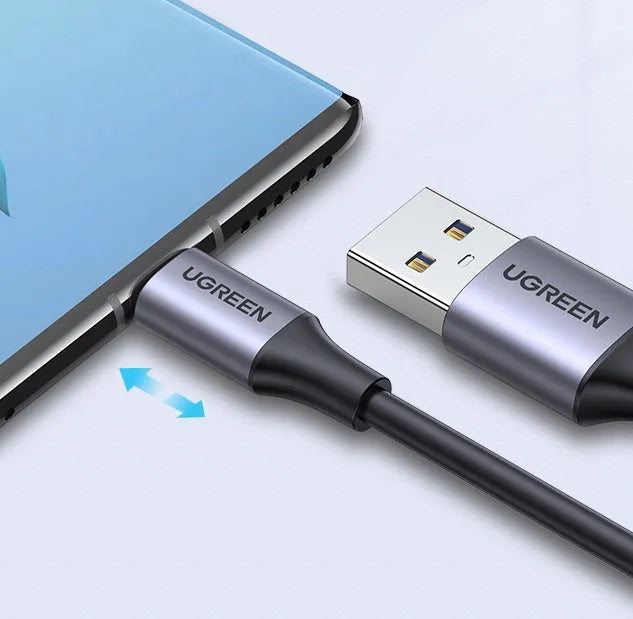 Lvlian 1m black USB data cable with straight head for mobile phone and tablet charging