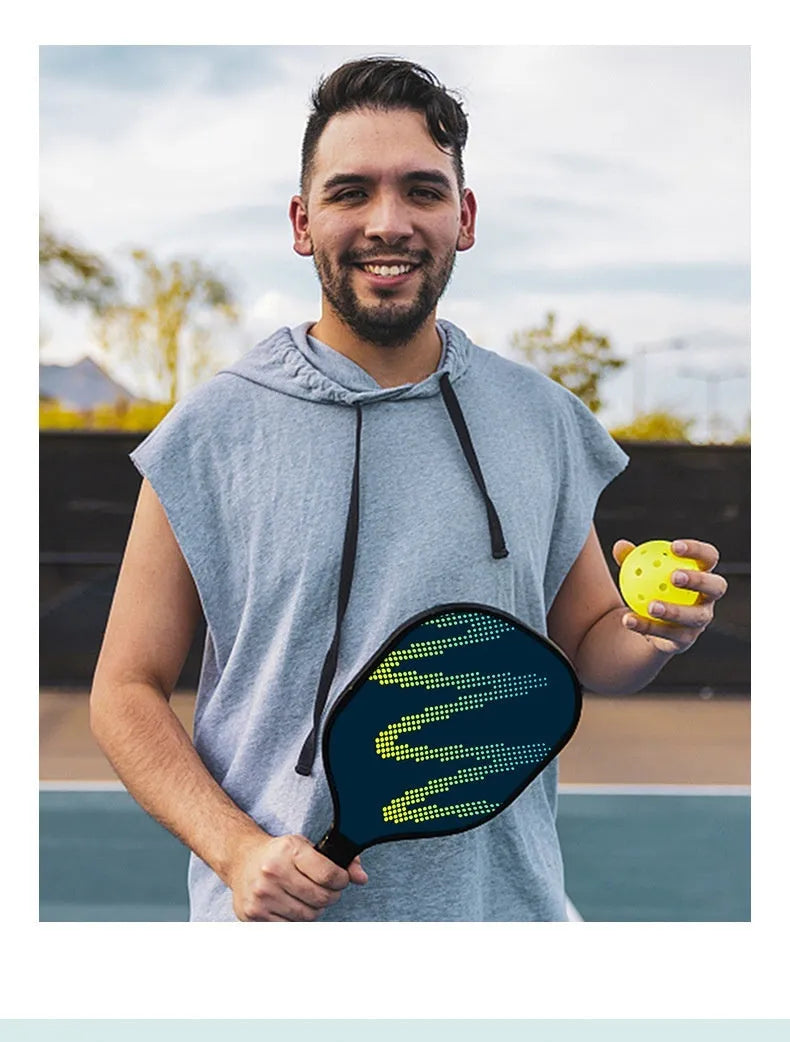 Outdoor table tennis racket single paddle high density fiberglass construction