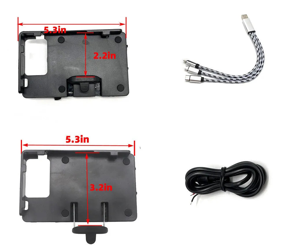 Waterbird ADV black ABS plastic mobile navigation bracket for BMW R1200GS and R1250GS