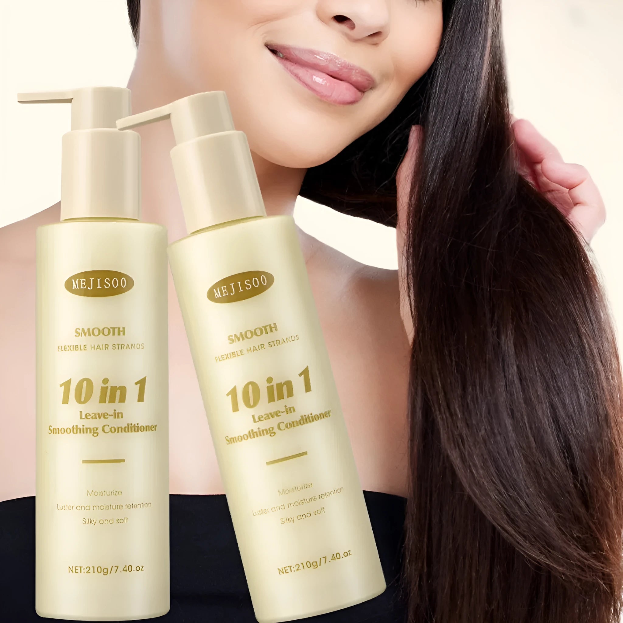 Soft 10-in-1 Wash-free Hair Conditioner bottle, 210g disposable treatment for ladies