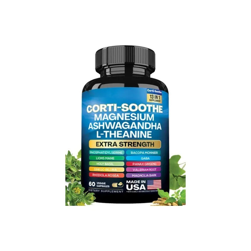 Bottle of South African drunken eggplant magnesium capsules containing 60 capsules