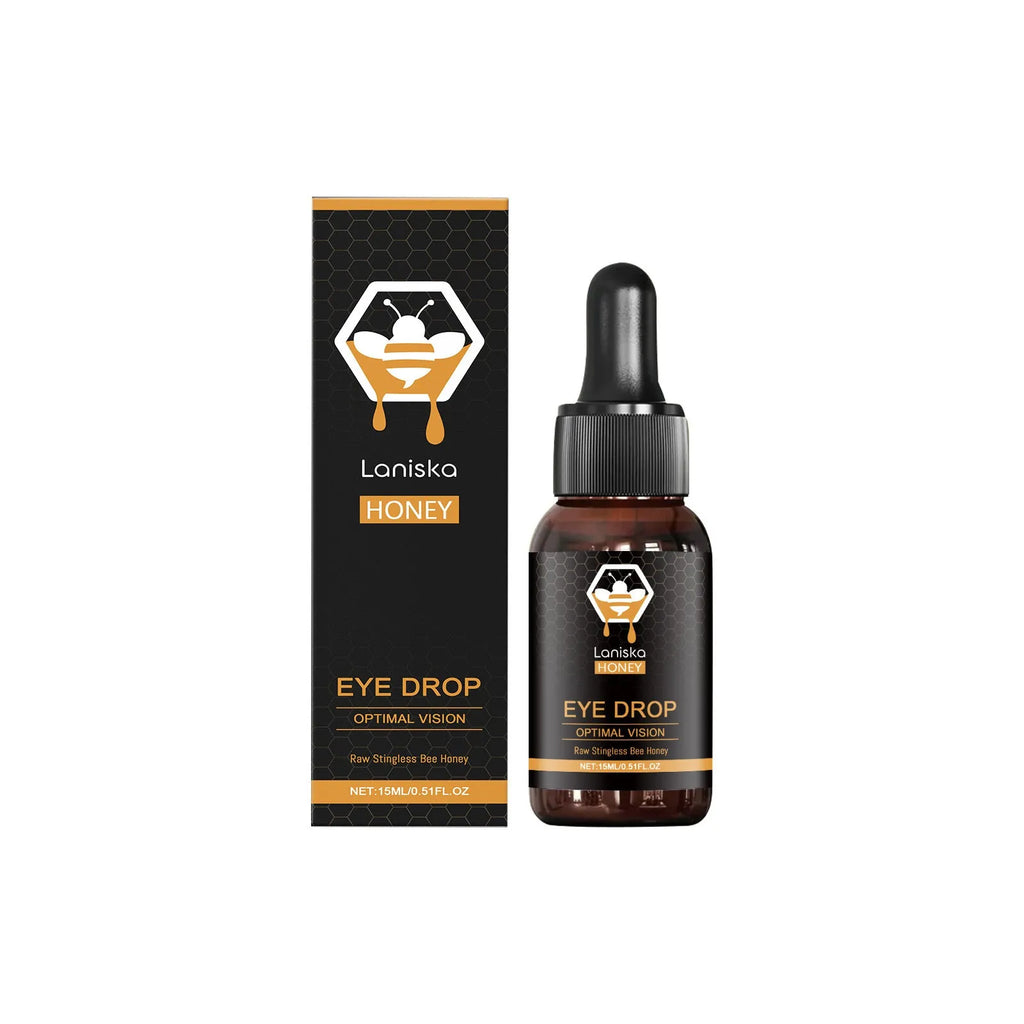 Honey eye drops 15ml bottle with honey and sodium hyaluronate for eye fatigue relief
