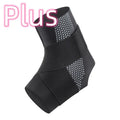 Lycra ankle support brace showing compression design for sports protection and rehabilitation