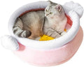 Honey pot magic shape cat sofa bed in pink or yellow with removable nest pad for small pets