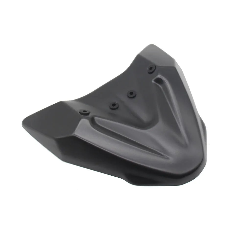 Black ABS plastic fixed wind front wing for KTM 390 Adventure and 790 Adventure ADV motorcycles