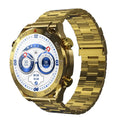 Smart watch with 1.5-inch IPS screen, Bluetooth calling, blood oxygen detection, silicone band in black silver gold blue