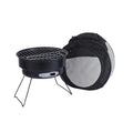 Small folding round ice stove portable barbecue kit with grilled mesh and accessories for 1-2 people