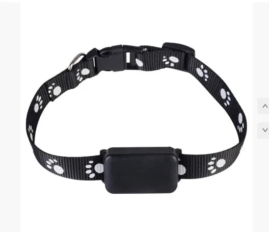 P03 Smart GPS Wireless Pet Tracker in black with ABS casing and 800mAh battery