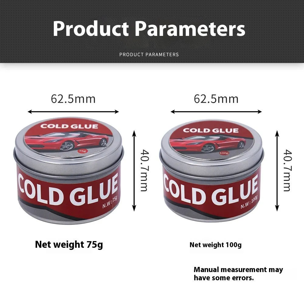 Automobile repair cold glue for depression repairs in 75g and 100g specifications
