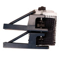Universal thickened table tennis post clip for indoor open grid tables with steel construction