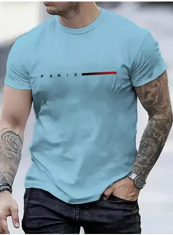 3D printed slim fit men's short sleeve top in mesh polyester, colour TY5741