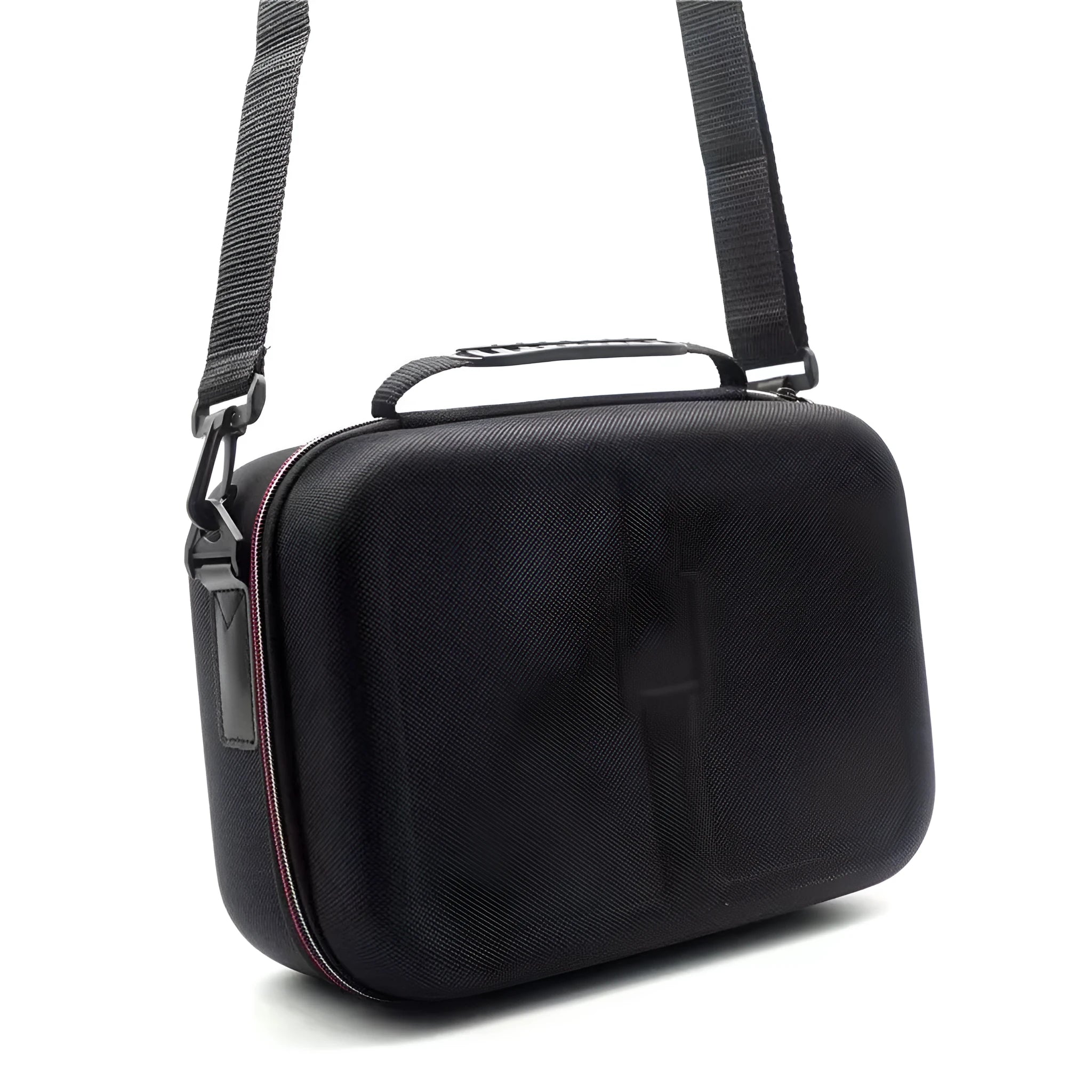 Black EVA game console storage bag for organising controllers and cables