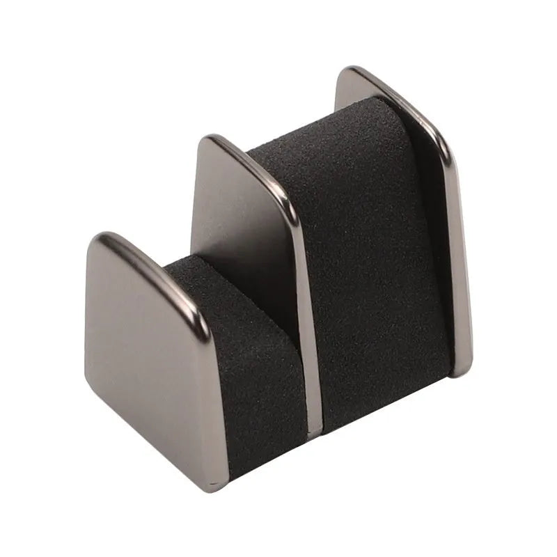 Zinc alloy leather glasses clip for car dashboard in choice of colours
