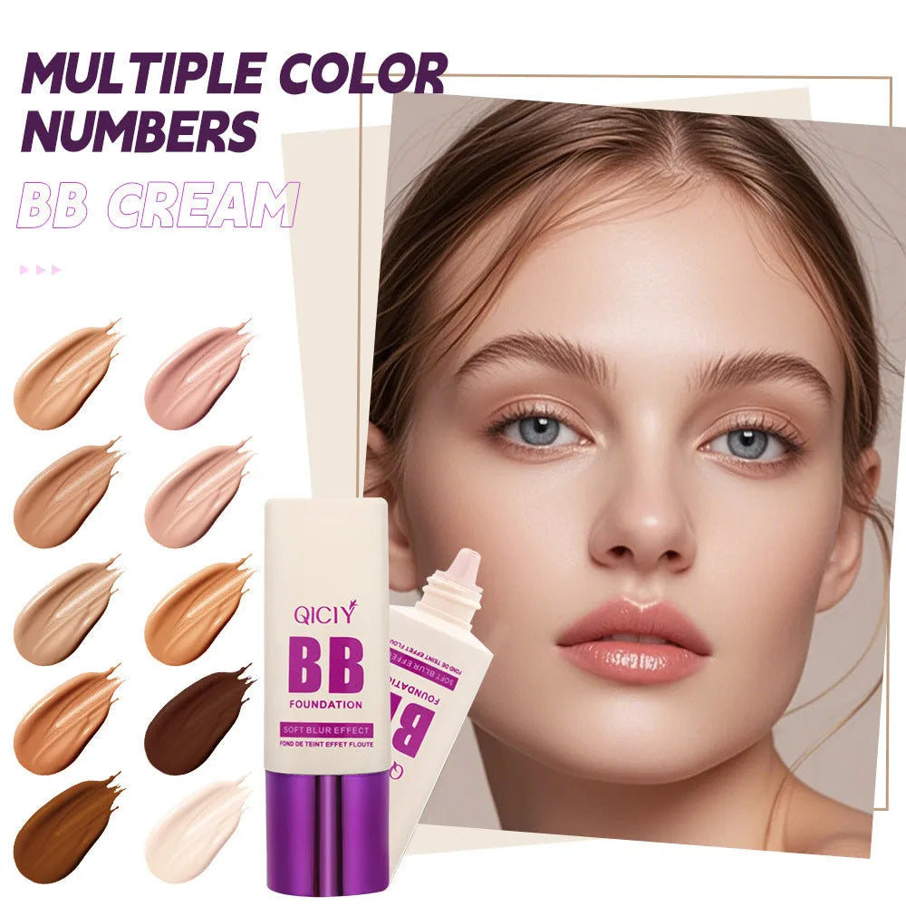 Feeding bottle BB cream foundation in ten shade colours for brightening and coverage