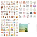 Pack of 50 random graffiti design decorative stickers for DIY personalisation projects