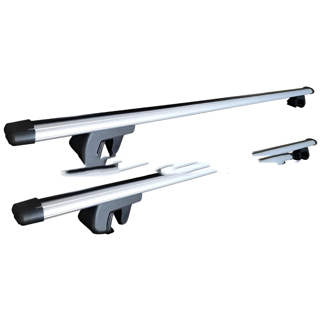 Alloy roof rack crossbars for General Motors SUV with adjustable 120-135cm length