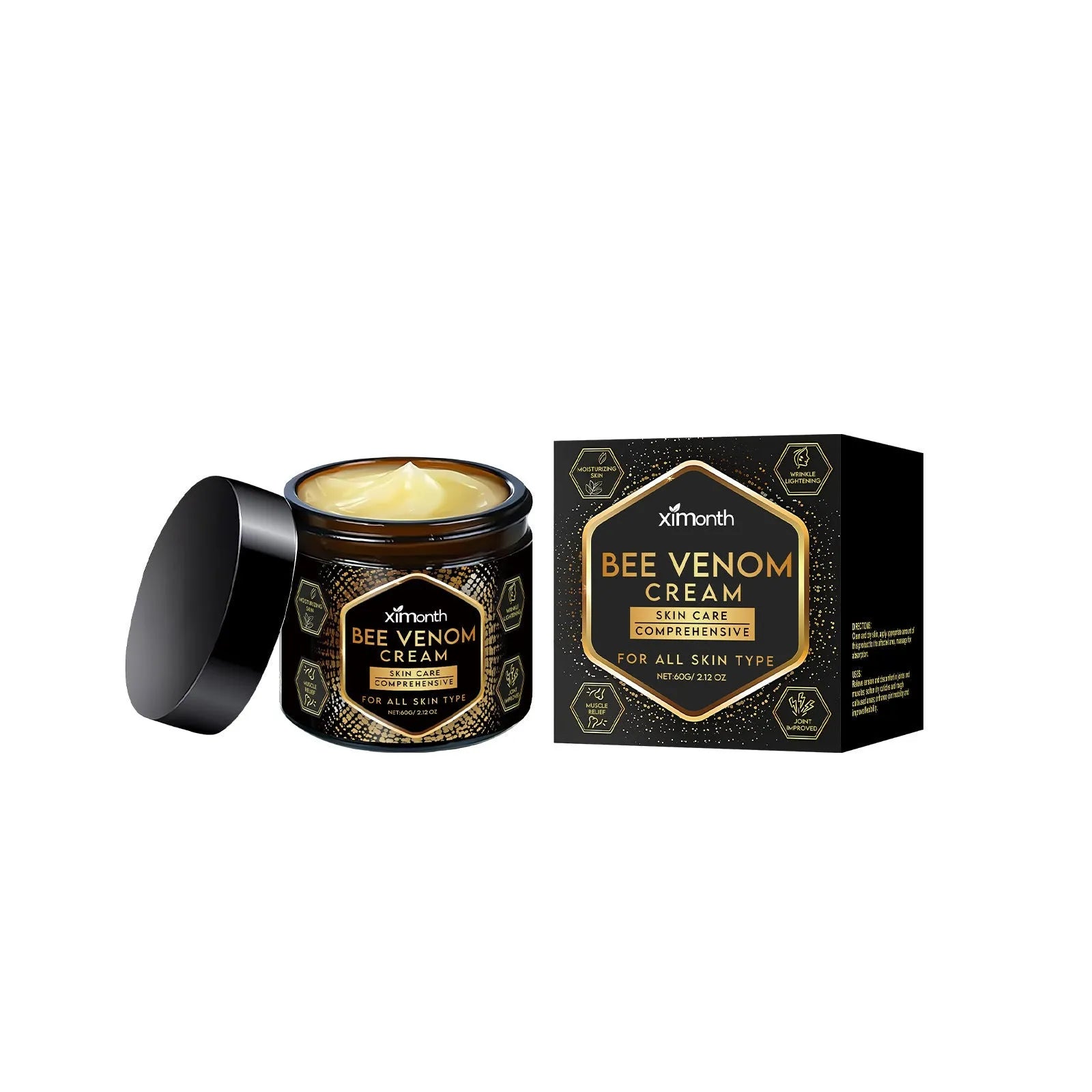 Home Moisturising Skincare Cream 60g pot with mint leaf and tea tree oil active ingredients