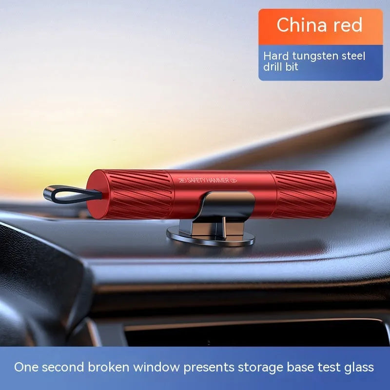 Mini aluminium alloy automobile safety hammer window breaker escape tool