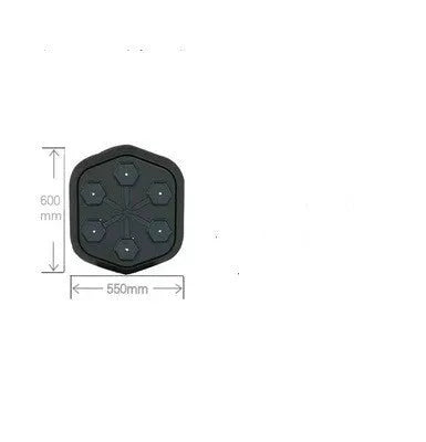 Black smart boxing machine with Bluetooth link and 200kg strike capacity