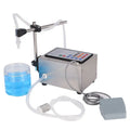 CNC Filling Machine GFK-280 automatic quantitative liquid dispenser unit on a bench.
